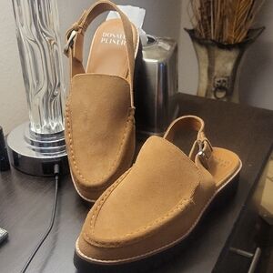 Donald J. Pliner Women's Brown Suede Loafers